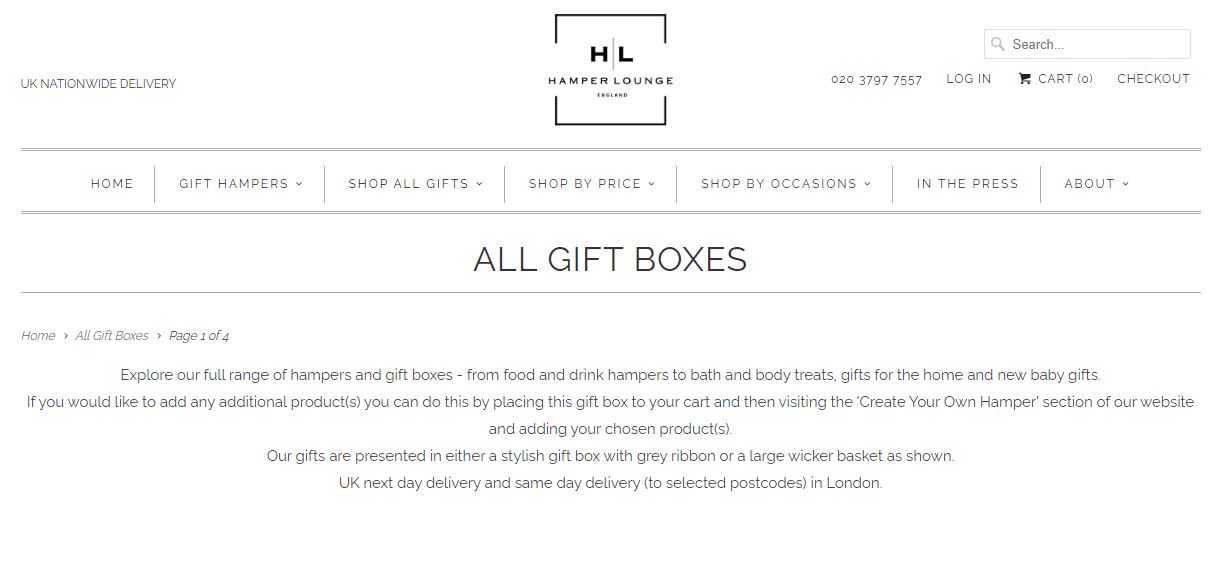 Online Gift Hamper UK