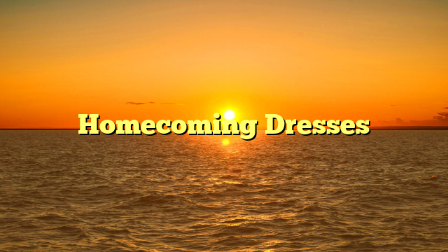 Homecoming Dresses