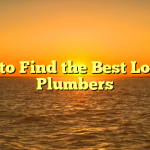 How to Find the Best London Plumbers