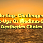 Marketing- Challenges For Start-Ups Or Medium-Sized Aesthetics Clinics