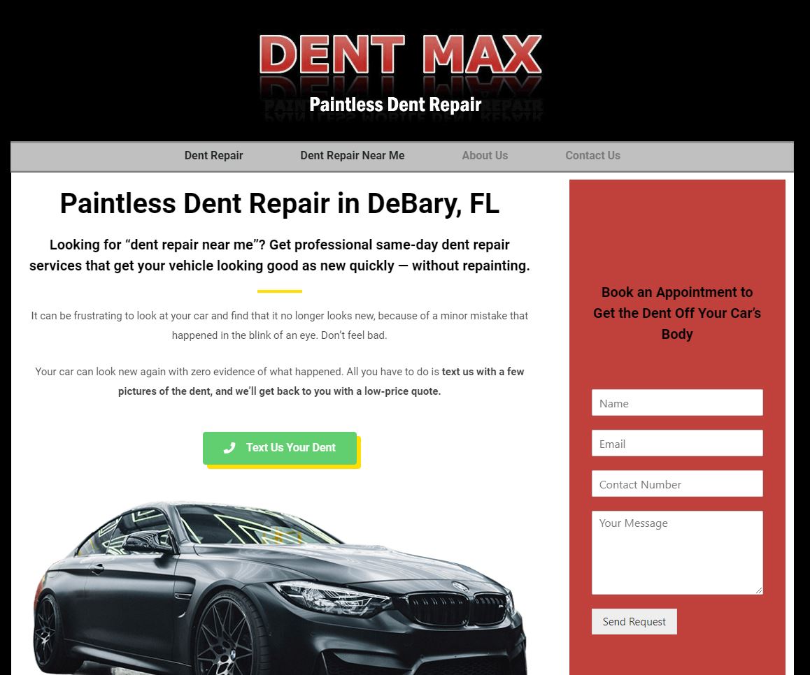 Paintless Dent Repair Near Me in Tampa