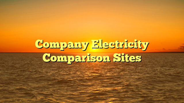 Company Electricity Comparison Sites